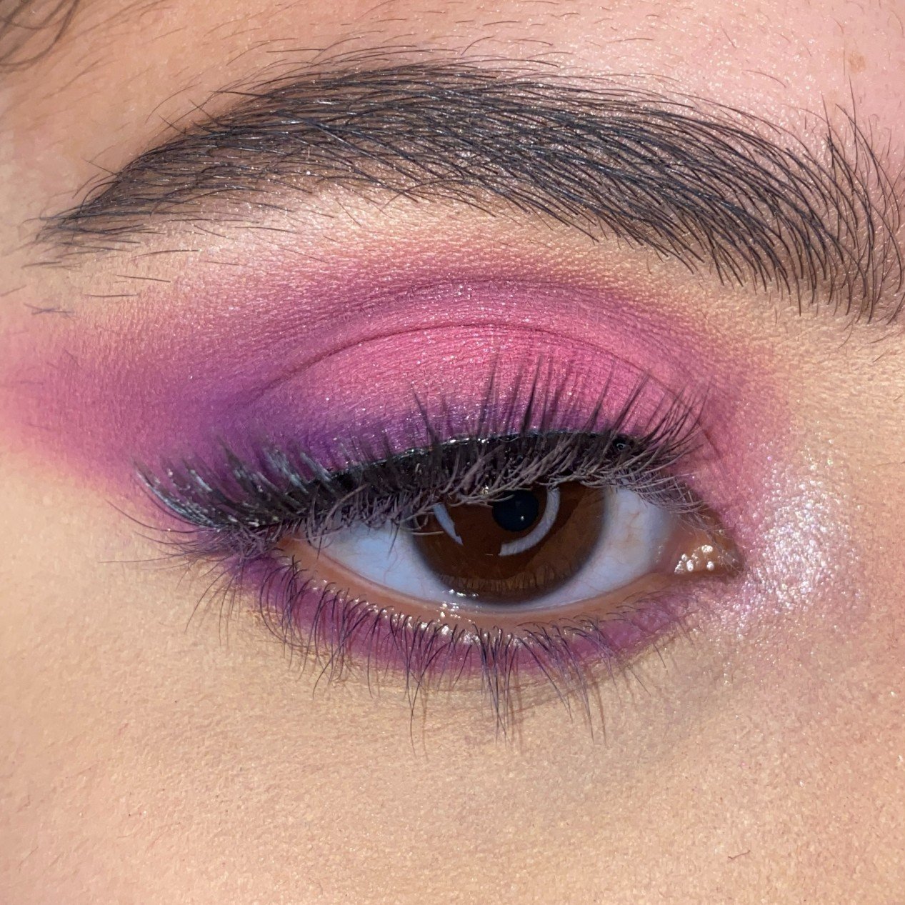 Purple shade eyeshadow Look